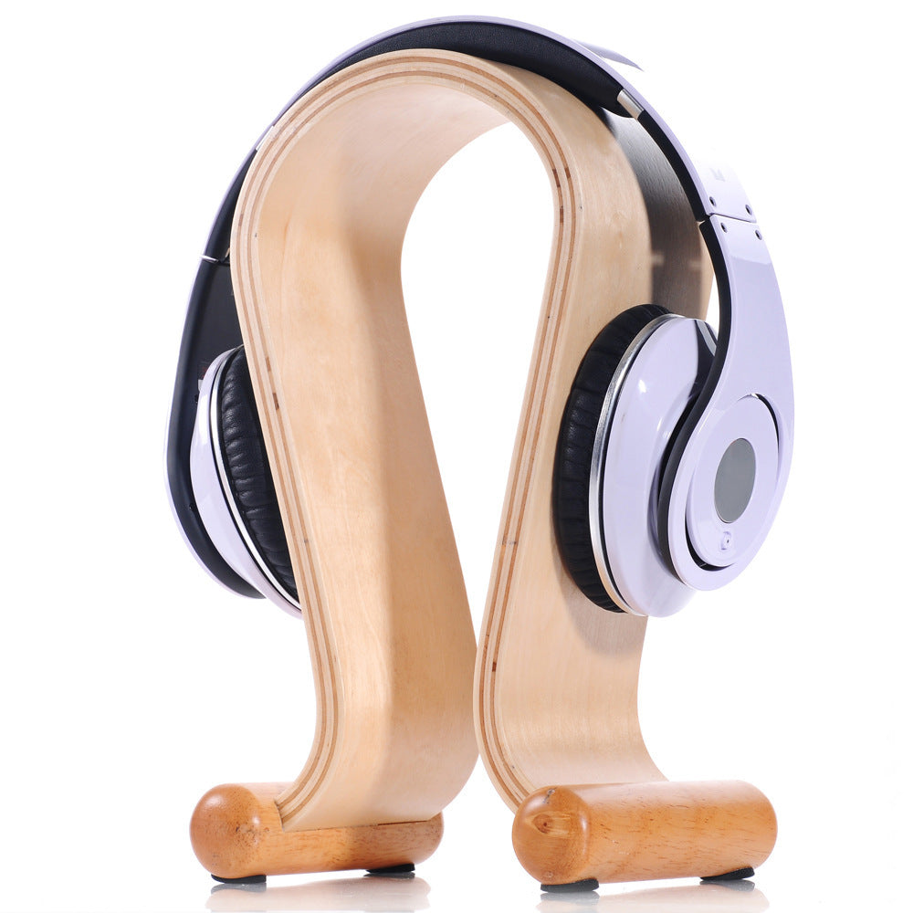Solid Wood Earphone Rack Creative Earphone Display Rack Headphone Rack - DropOnline.co