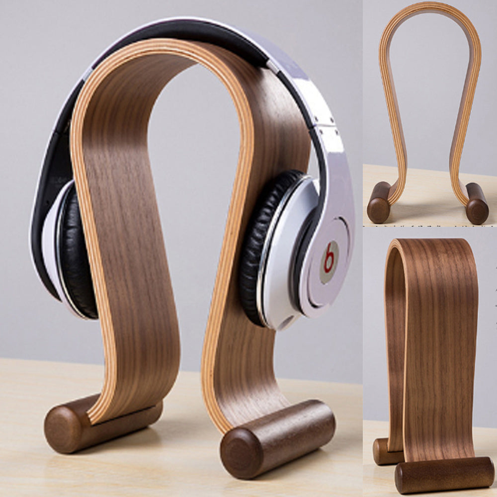 Solid Wood Earphone Rack Creative Earphone Display Rack Headphone Rack - DropOnline.co