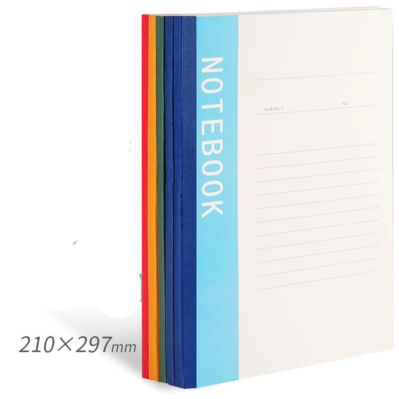 Notebook Simple College Students Use Notebook B5 Thickened A5 Diary Homework Exercise Book A4 Super Thick Business Work Record Office Supplies Stationery Soft Copy Wholesale - DropOnline.co