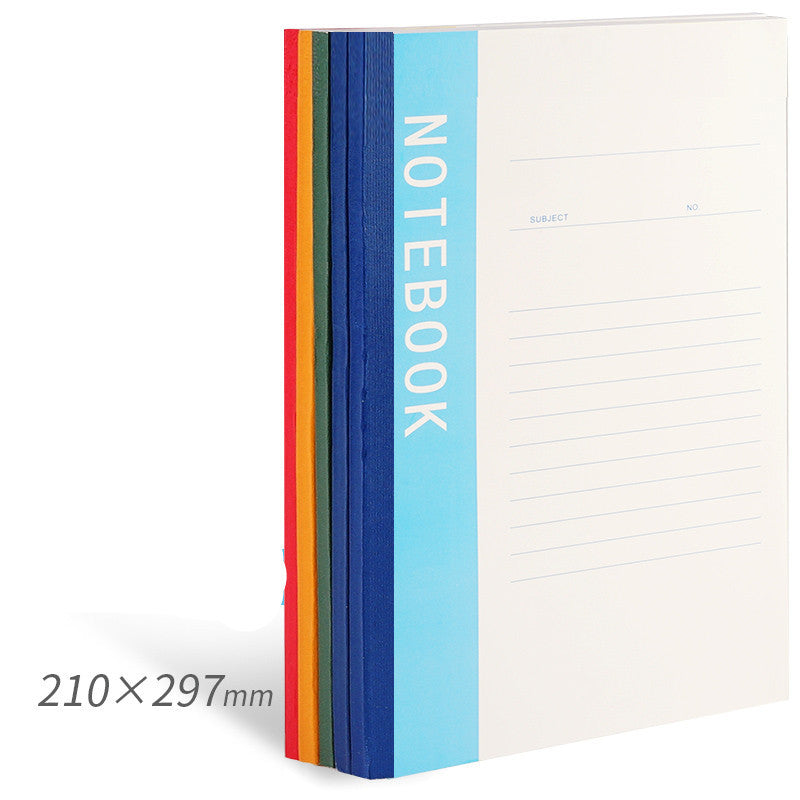 Notebook Simple College Students Use Notebook B5 Thickened A5 Diary Homework Exercise Book A4 Super Thick Business Work Record Office Supplies Stationery Soft Copy Wholesale - DropOnline.co
