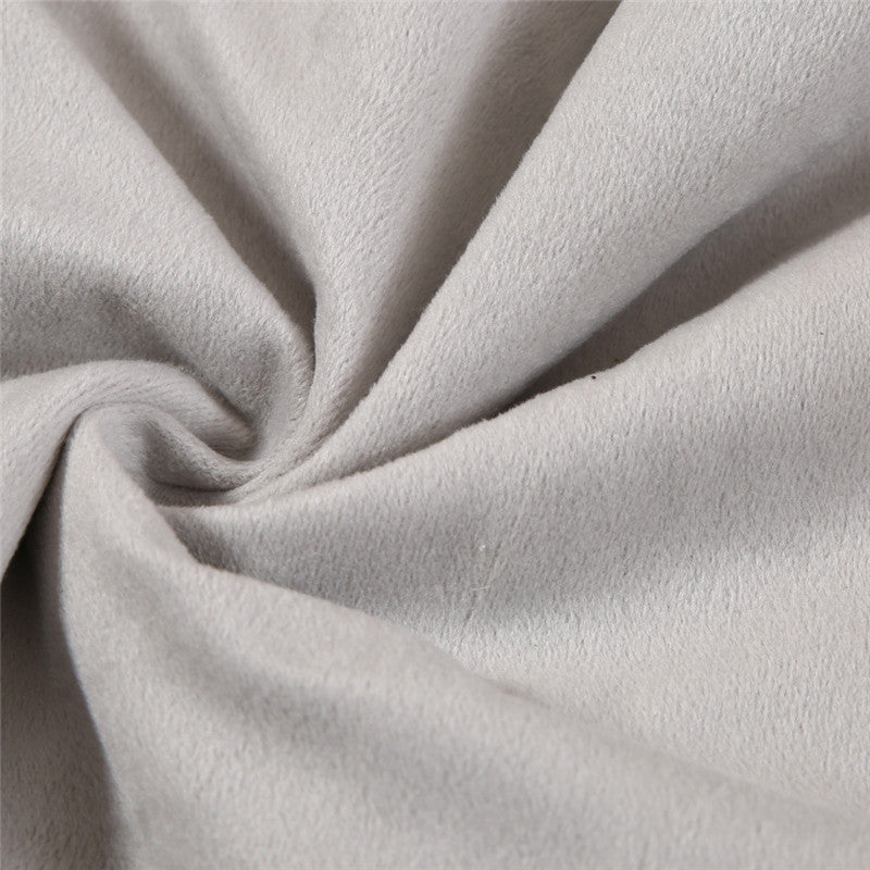 Fabric Backrest Chair Cushion Nordic Cushion Solid Color Pillowcase - DropOnline.co