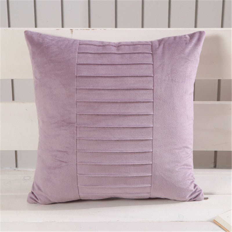 Fabric Backrest Chair Cushion Nordic Cushion Solid Color Pillowcase - DropOnline.co