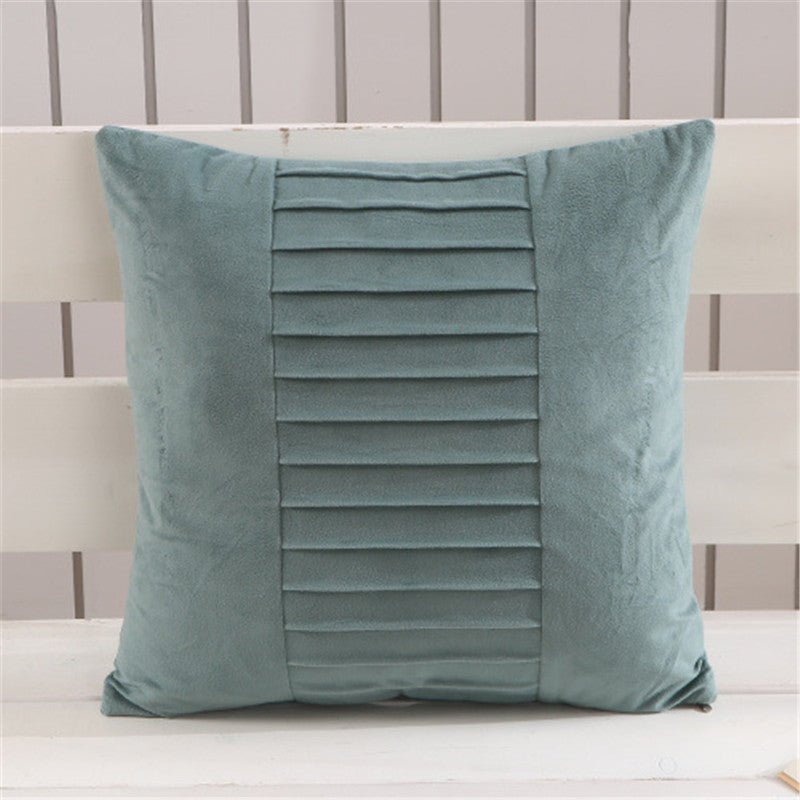 Fabric Backrest Chair Cushion Nordic Cushion Solid Color Pillowcase - DropOnline.co