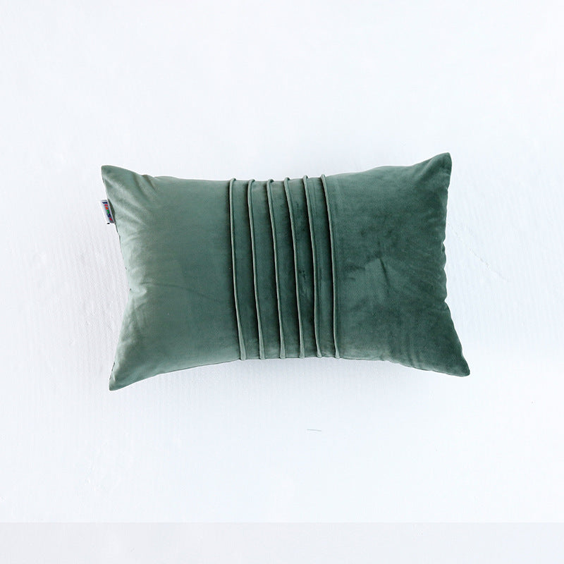 Crepe Organ Hugging Pillow Case Solid Color Holland Velvet Sofa Cushion Pillow - DropOnline.co