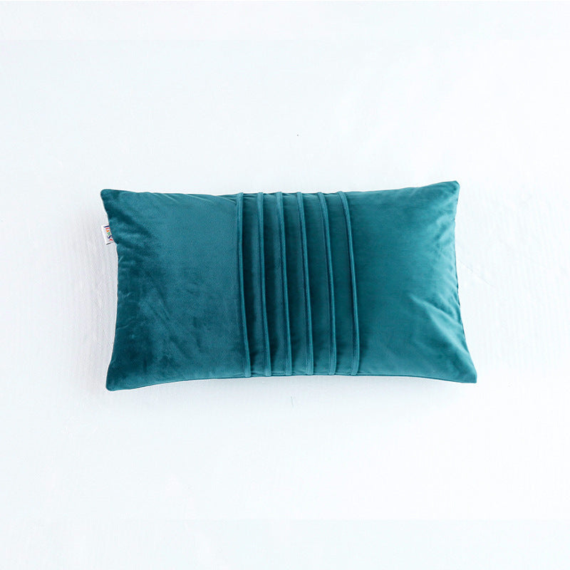 Crepe Organ Hugging Pillow Case Solid Color Holland Velvet Sofa Cushion Pillow - DropOnline.co