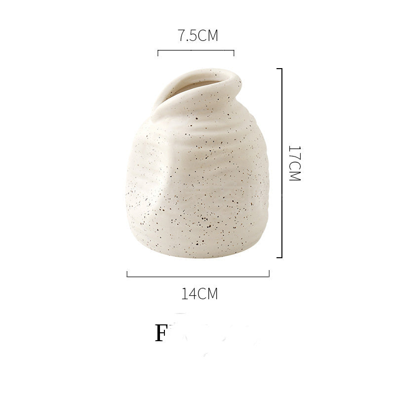 Home Fashion Simple Ceramic Vase Decoration - DropOnline.co