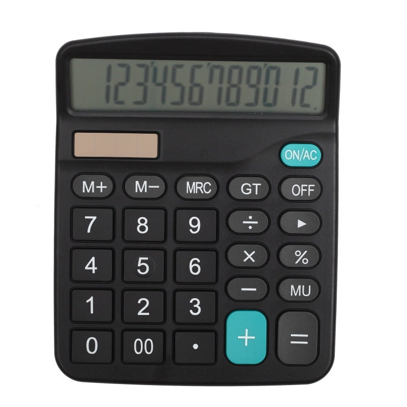 Big Screen Twelve-Digit True Solar Office Calculator 837 Calculator Financial M28 Calculator - DropOnline.co