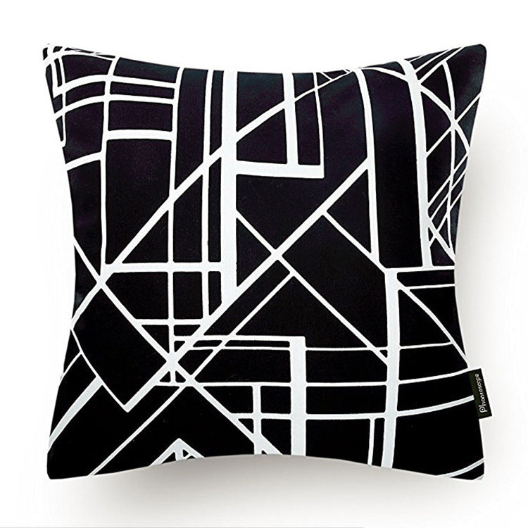 Household Geometric Super Soft Pillowcase Cushion Cover - DropOnline.co