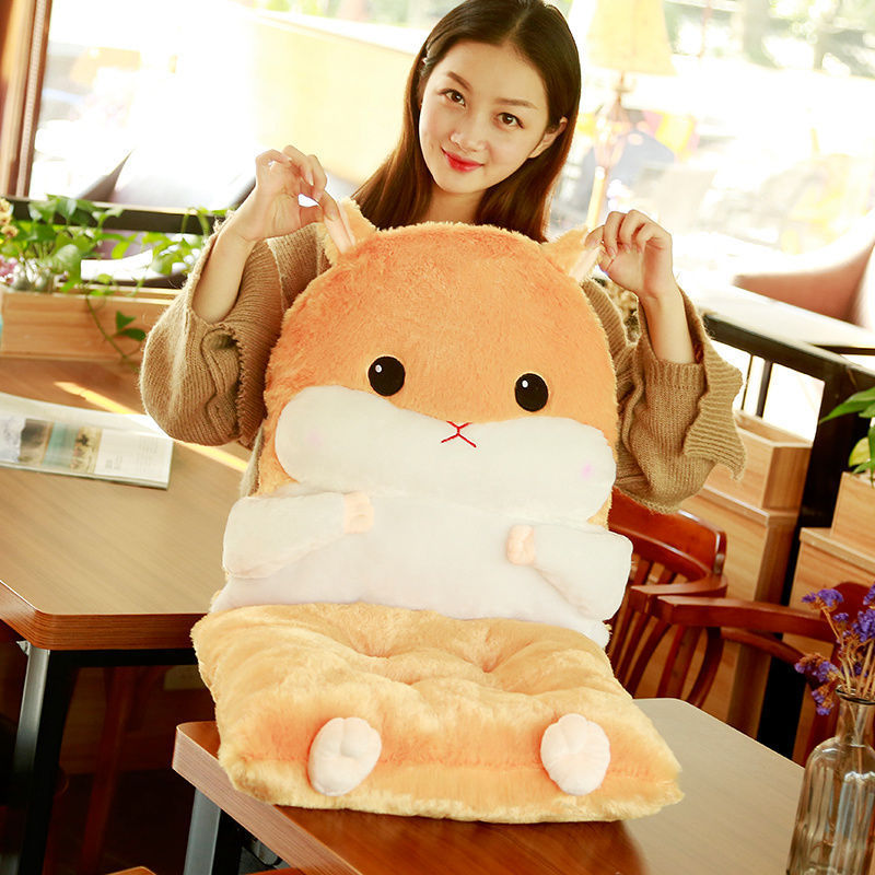 One-Piece Seat Cushion Cushion One-Piece Office Chair Cushion Plush Toy - DropOnline.co