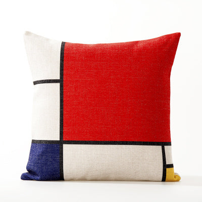Office cushion pillowcases, car sofa cushion pillowcases, thick cotton and linen pillowcases - DropOnline.co