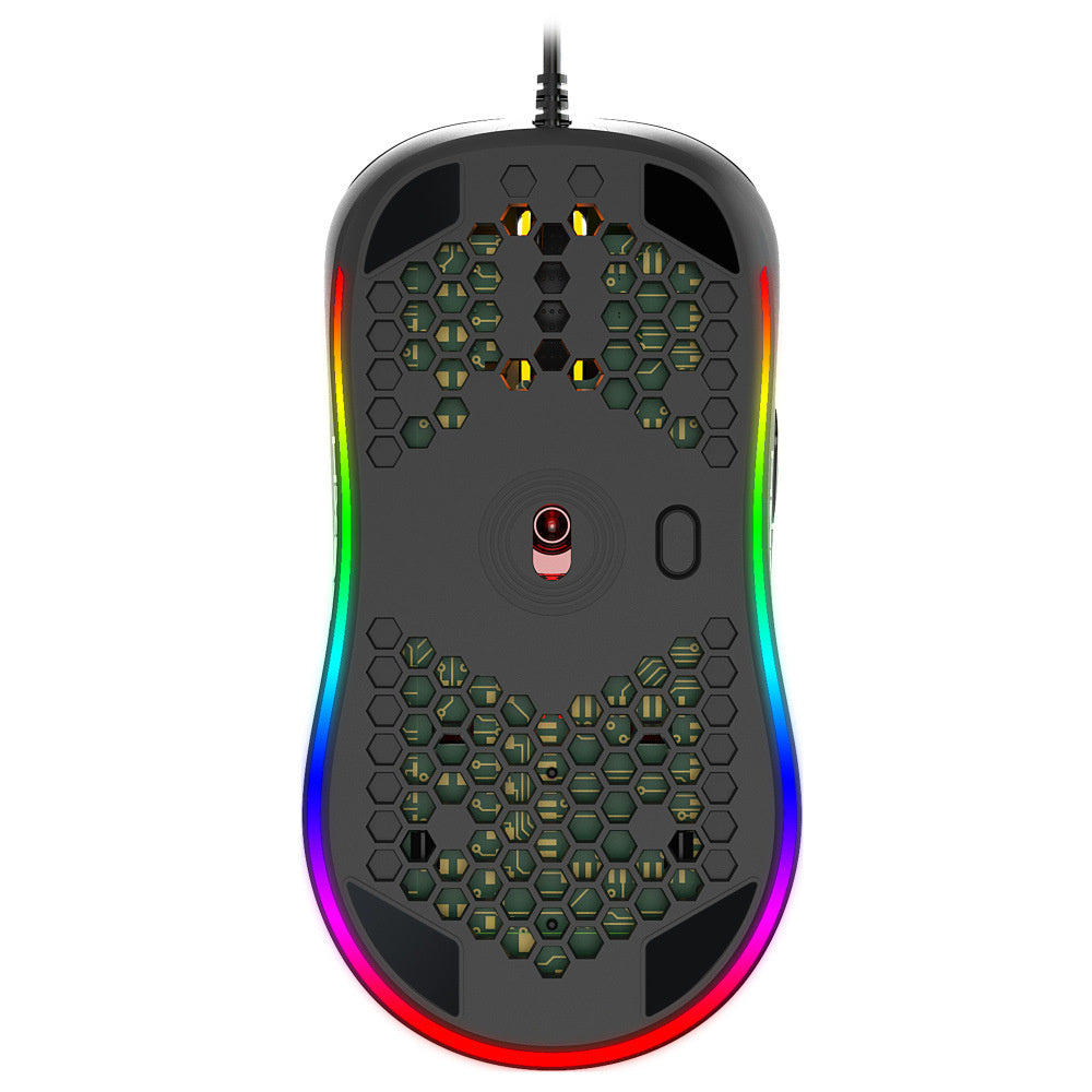 E-Sports Mechanical Wired Gaming Mouse With Rgb Glow - DropOnline.co
