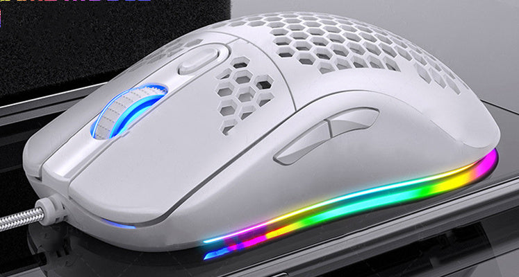 E-Sports Mechanical Wired Gaming Mouse With Rgb Glow - DropOnline.co