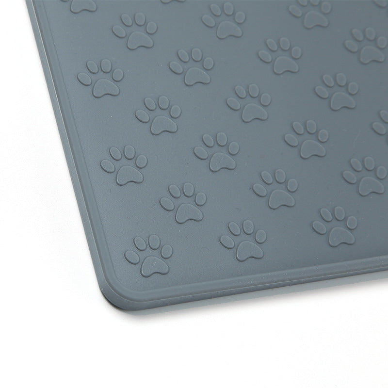 Waterproof Silicone Pet Mat - Easy Clean Dog and Cat Food Placemat for Bowls - DropOnline.co