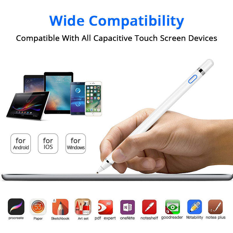 Compatible with Apple,  Ipad Stylus Compatible Ios Android Universal Active Capacitive Pen  Mobile Phone Touch - DropOnline.co