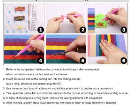 Embroidery Cross Stitch 5D Kit - DIY Home Decoration Needlework Craft Project - DropOnline.co