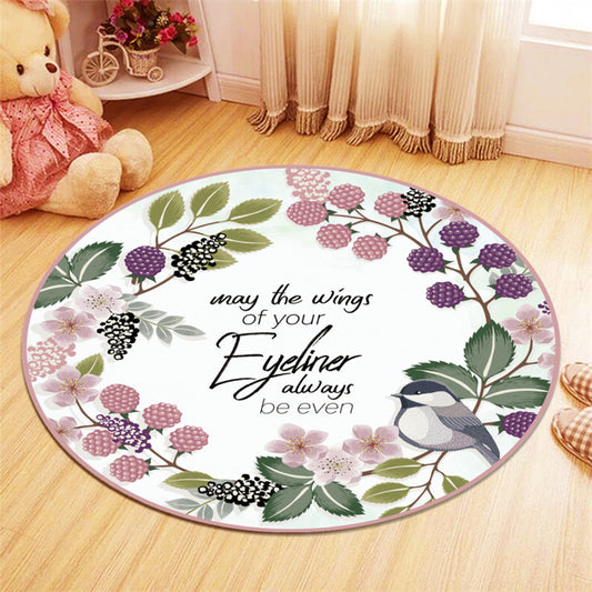 Floor Mat Cartoon Children Bedroom Bedside Blanket Hanging Basket Hanging Chair Cushion - DropOnline.co