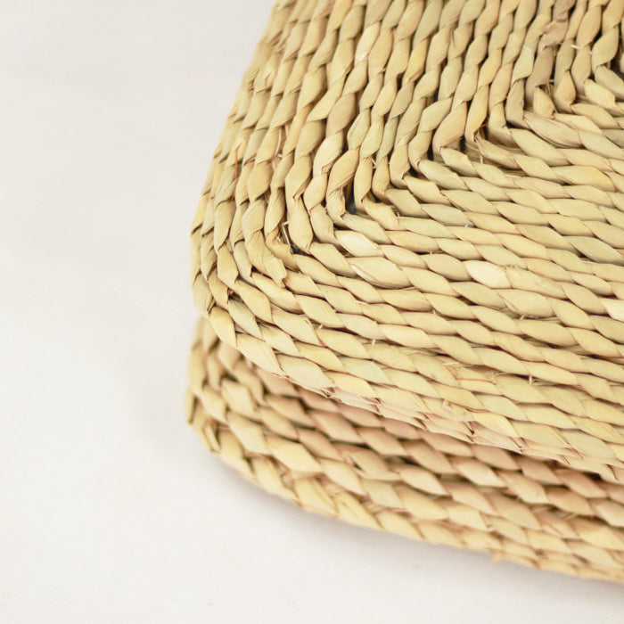 Square Futon Rattan Woven Straw Tatami Thickened Bay Window Cushion - DropOnline.co