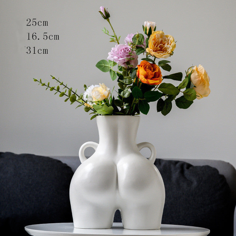 Dehua Ceramic Vase Home Decoration Decoration Hotel Crafts - DropOnline.co