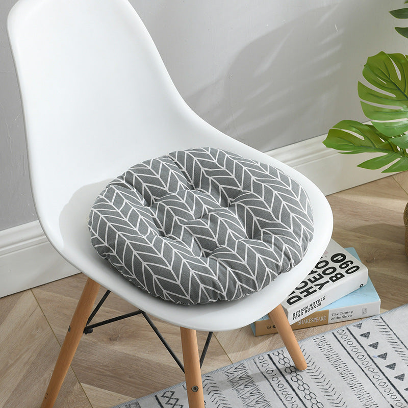Hot Sale In Autumn And Winter Thick Cotton And Linen Round Cushion Nordic Home Chair Cushion Office Student Tatami Cushion - DropOnline.co