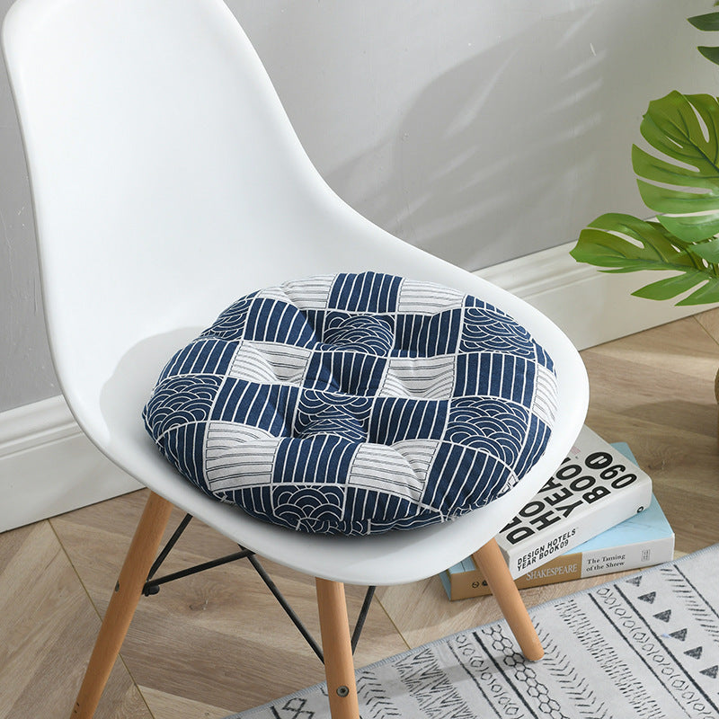 Hot Sale In Autumn And Winter Thick Cotton And Linen Round Cushion Nordic Home Chair Cushion Office Student Tatami Cushion - DropOnline.co