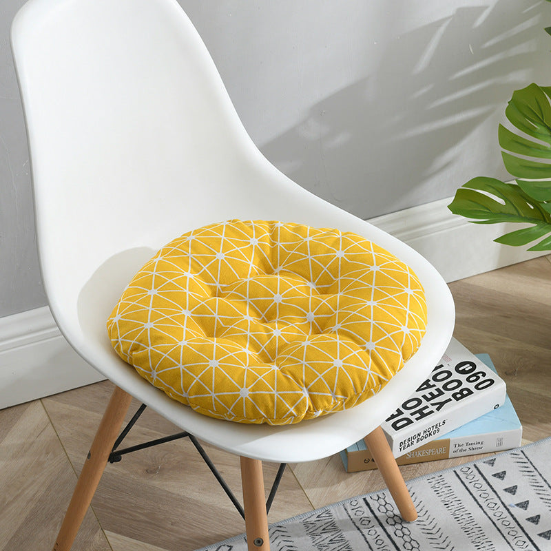 Hot Sale In Autumn And Winter Thick Cotton And Linen Round Cushion Nordic Home Chair Cushion Office Student Tatami Cushion - DropOnline.co