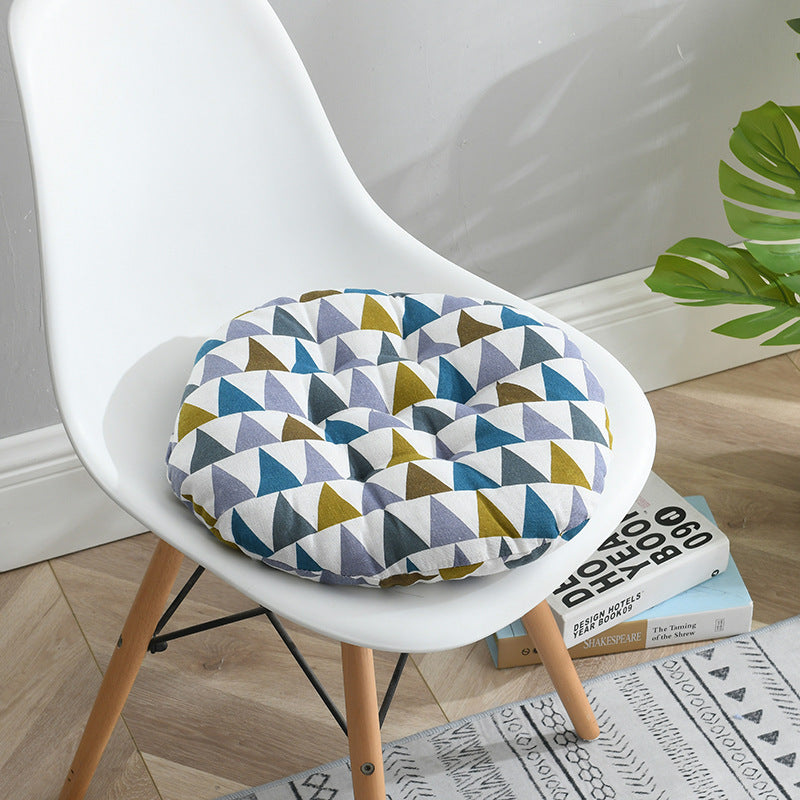 Hot Sale In Autumn And Winter Thick Cotton And Linen Round Cushion Nordic Home Chair Cushion Office Student Tatami Cushion - DropOnline.co
