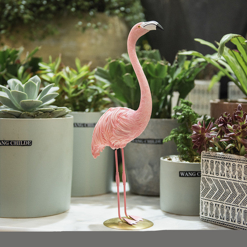 Flamingo Decoration Crafts Home Decoration Living Room Soft Decoration - DropOnline.co