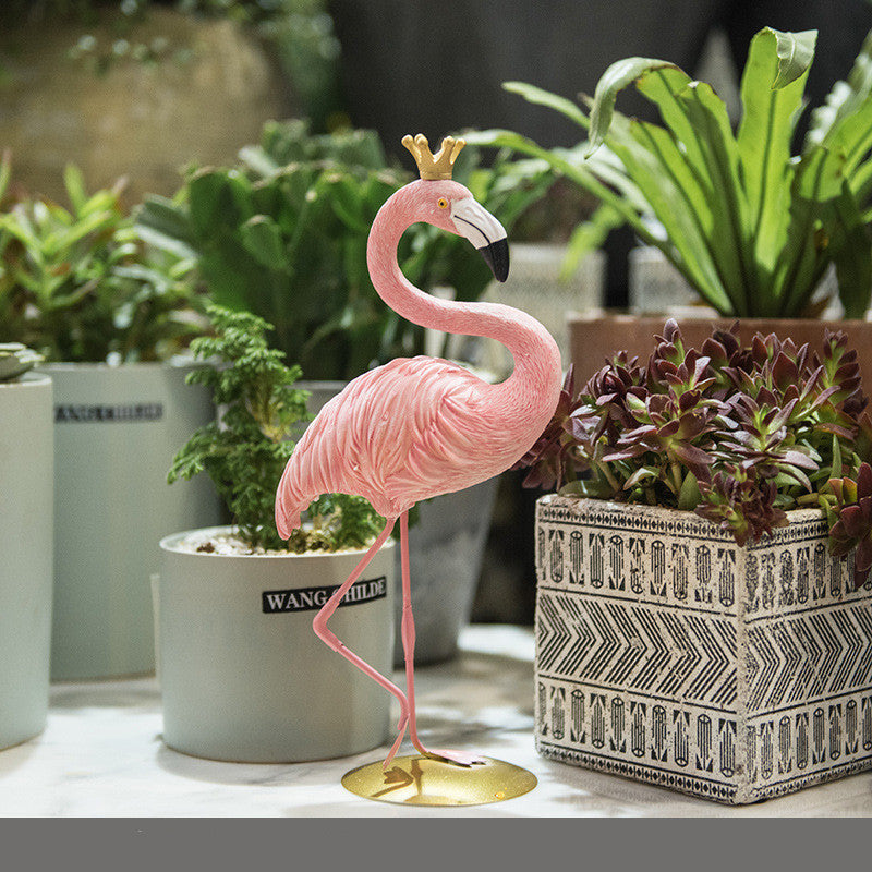 Flamingo Decoration Crafts Home Decoration Living Room Soft Decoration - DropOnline.co