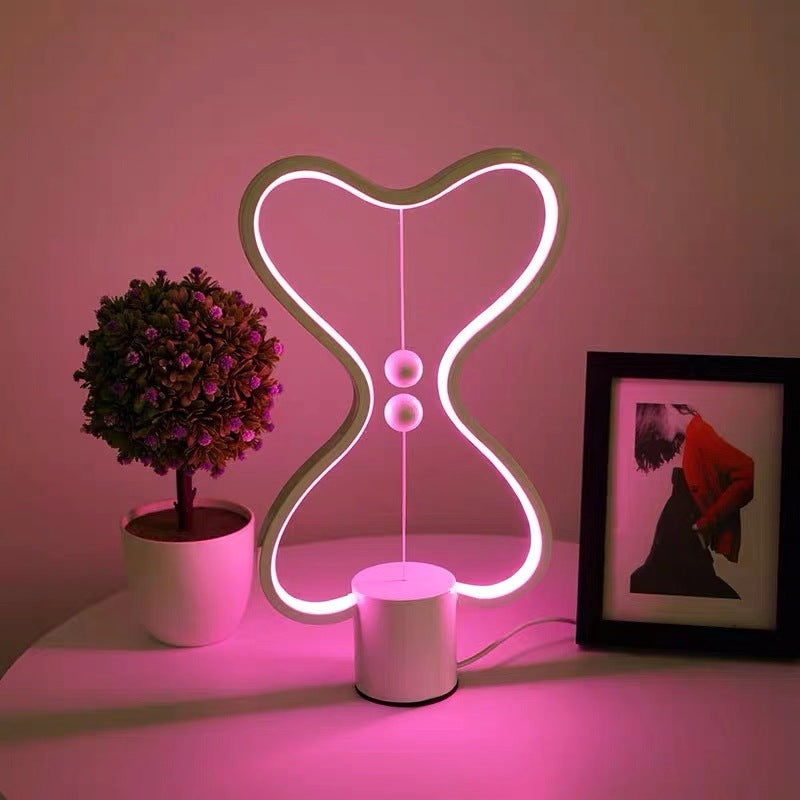 7 Color Changeable Heng Balance Lamp USB Powered Home Decor Bedroom Office Kids Desk lamp Children Gift Christmas Night lamp - DropOnline.co