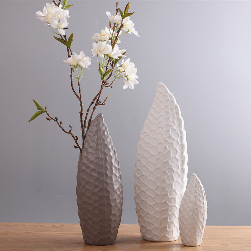 Nordic Style Morden Creative Design Flower Vase Ceramic Home Decor Fashion Vase - DropOnline.co