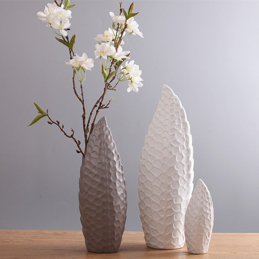 Nordic Style Morden Creative Design Flower Vase Ceramic Home Decor Fashion Vase - DropOnline.co
