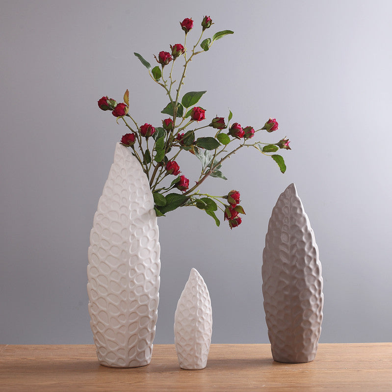Nordic Style Morden Creative Design Flower Vase Ceramic Home Decor Fashion Vase - DropOnline.co