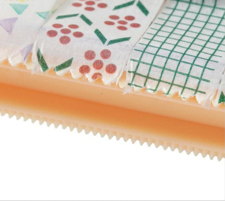 Fante Scotch Tape Cutter Sub-Packing Box Office Gadgets Japanese-Style Hand Account Desktop Tape Storage Box Seat - DropOnline.co