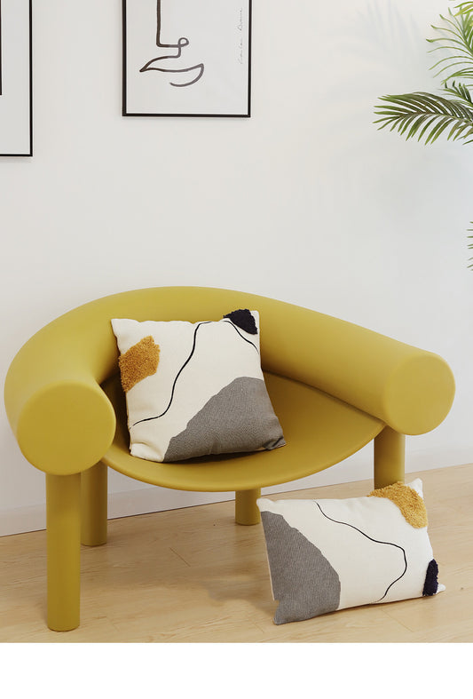 Abstract Line Tufted Throw Pillow Cushion Square Pillow Waist Pillow - DropOnline.co