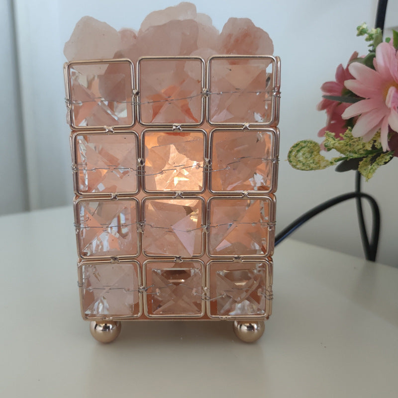 Cute Mini Creative European Table Lamp - Modern LED Crystal Bedroom Night Light Room Decor - DropOnline.co