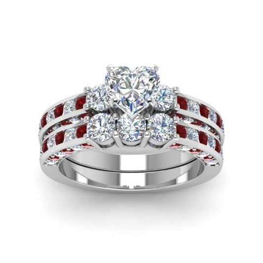 Men's And Women's Couple Rings With Zircon - DropOnline.co