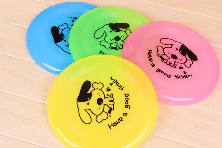 Silicone Flying Disc Dog Toy - Durable Chew Resistant Frisbee for Training & Interactive Play - DropOnline.co