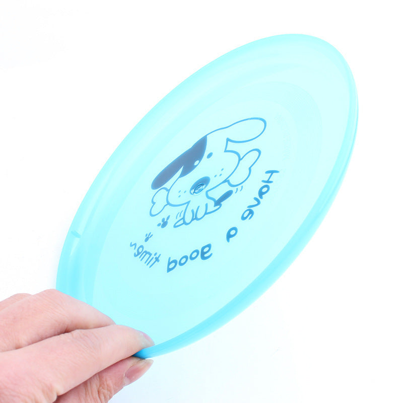 Silicone Flying Disc Dog Toy - Durable Chew Resistant Frisbee for Training & Interactive Play - DropOnline.co