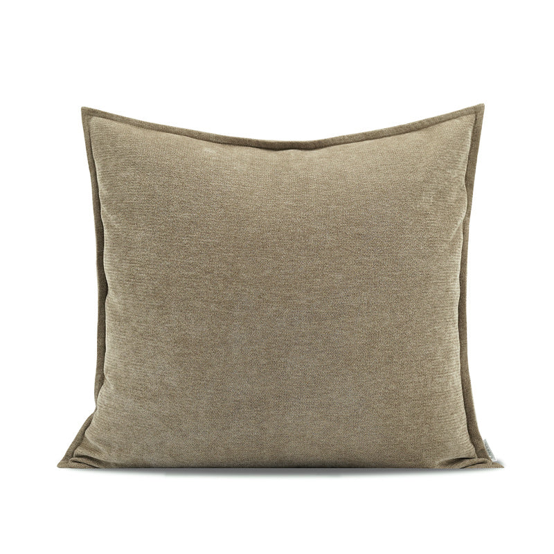Contrasting Color Imitation Cashmere Cushion New Chinese Style Pillow - DropOnline.co