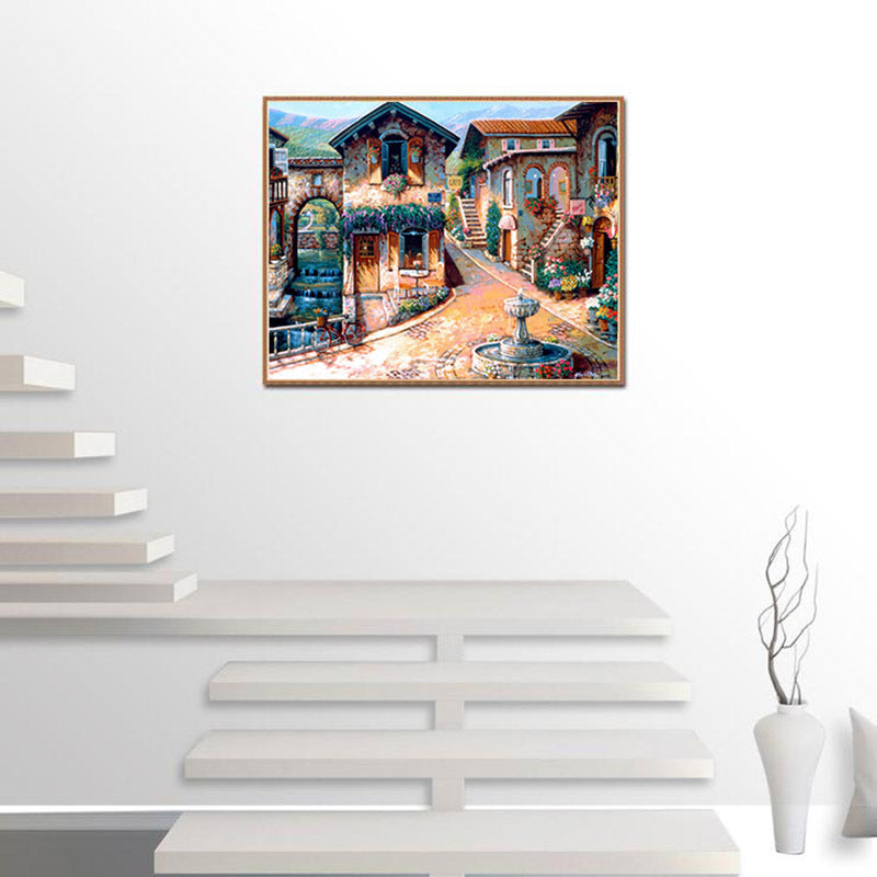 Cityscape Diamond Painting Embroidery Decoration, Home Decoration - DropOnline.co