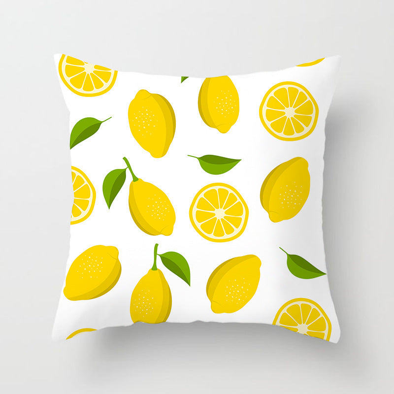 Summer Fruit Hug Pillowcase - Colorful Home Sofa Cushion Pillow Cover with Fresh Design - DropOnline.co