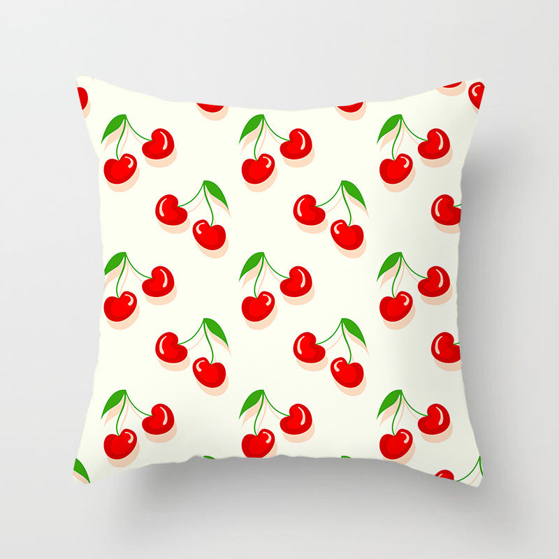 Summer Fruit Hug Pillowcase - Colorful Home Sofa Cushion Pillow Cover with Fresh Design - DropOnline.co