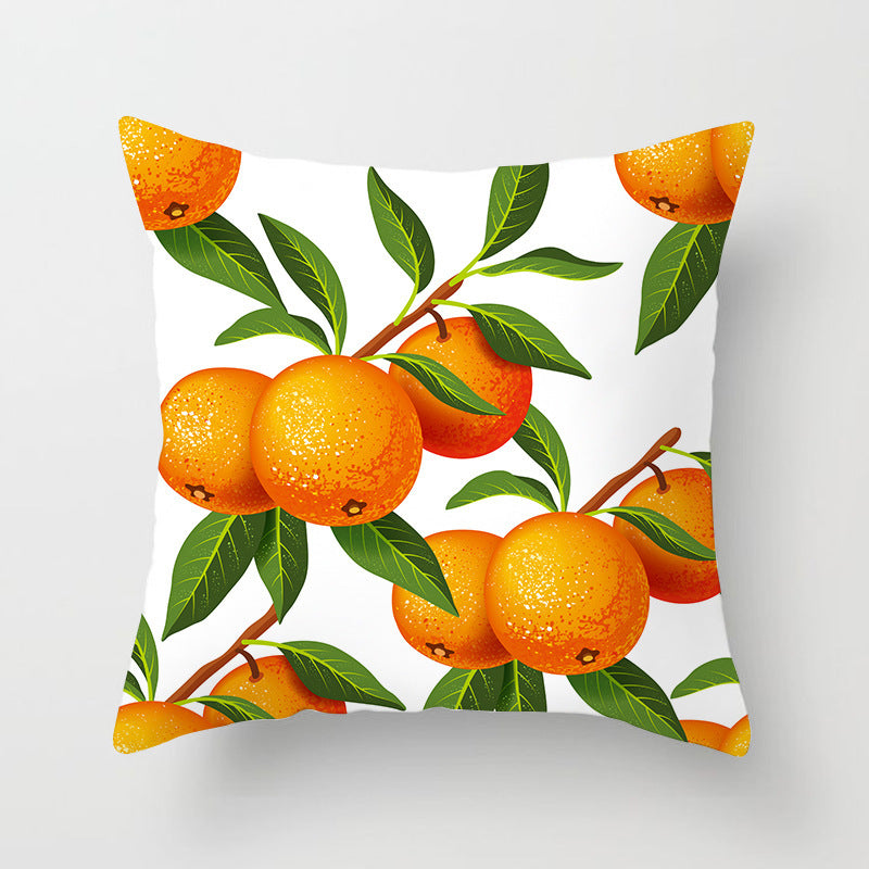 Summer Fruit Hug Pillowcase - Colorful Home Sofa Cushion Pillow Cover with Fresh Design - DropOnline.co