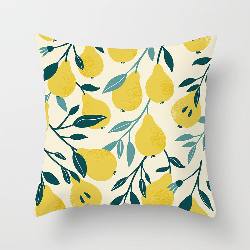 Summer Fruit Hug Pillowcase - Colorful Home Sofa Cushion Pillow Cover with Fresh Design - DropOnline.co