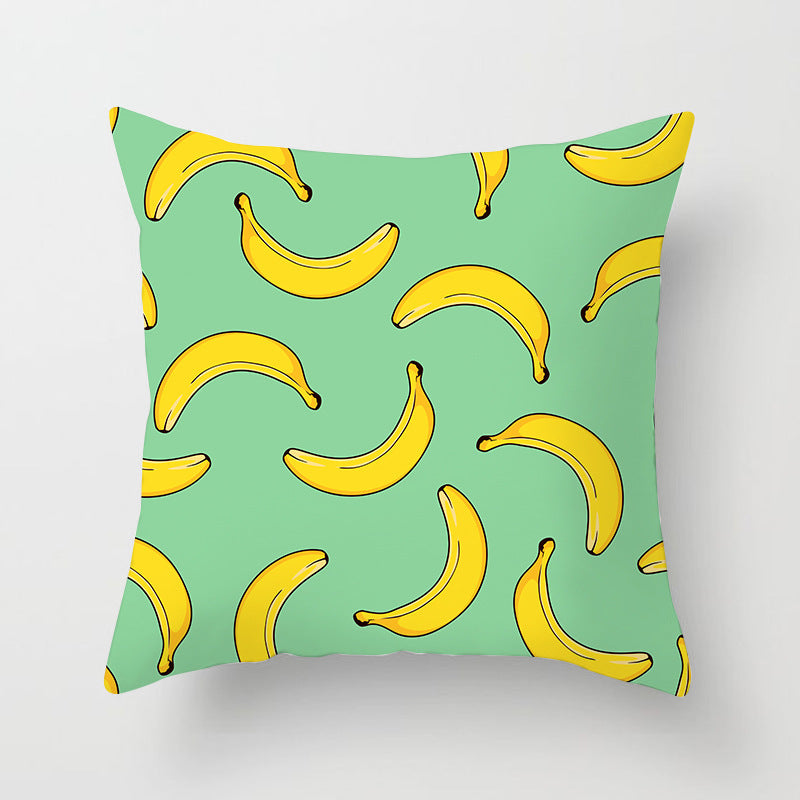 Summer Fruit Hug Pillowcase - Colorful Home Sofa Cushion Pillow Cover with Fresh Design - DropOnline.co
