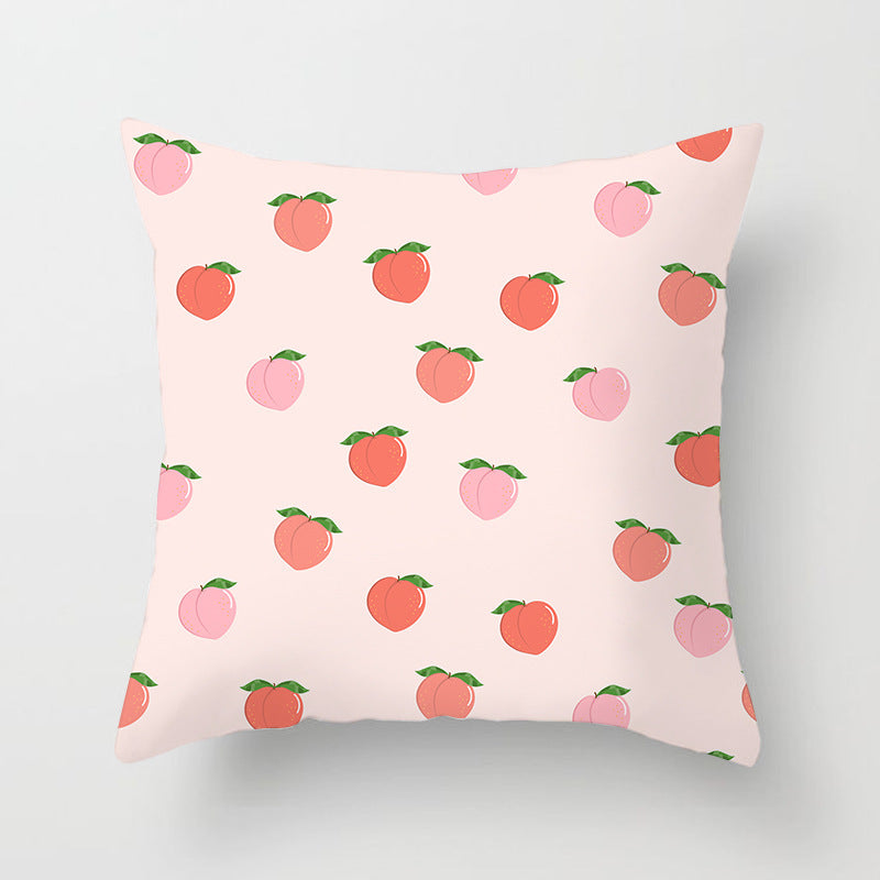 Summer Fruit Hug Pillowcase - Colorful Home Sofa Cushion Pillow Cover with Fresh Design - DropOnline.co