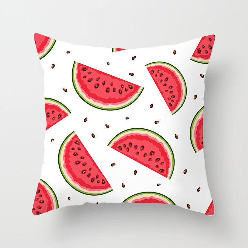Summer Fruit Hug Pillowcase - Colorful Home Sofa Cushion Pillow Cover with Fresh Design - DropOnline.co