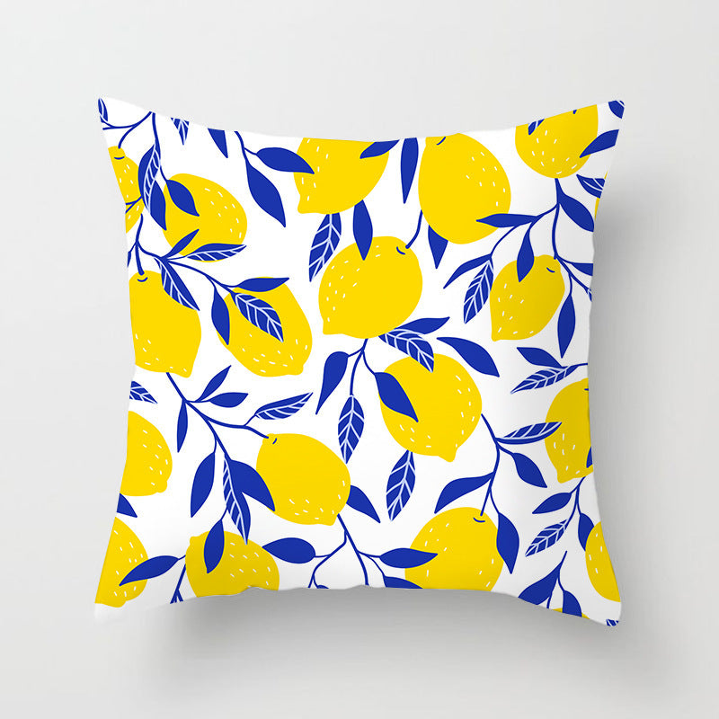 Summer Fruit Hug Pillowcase - Colorful Home Sofa Cushion Pillow Cover with Fresh Design - DropOnline.co