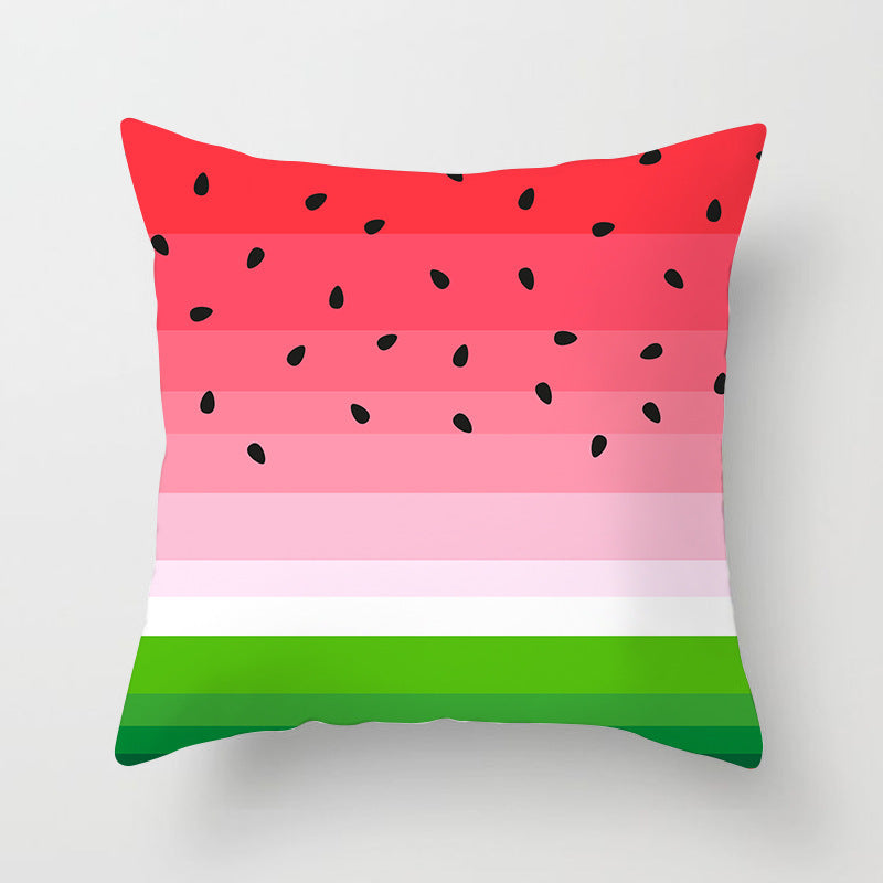 Summer Fruit Hug Pillowcase - Colorful Home Sofa Cushion Pillow Cover with Fresh Design - DropOnline.co