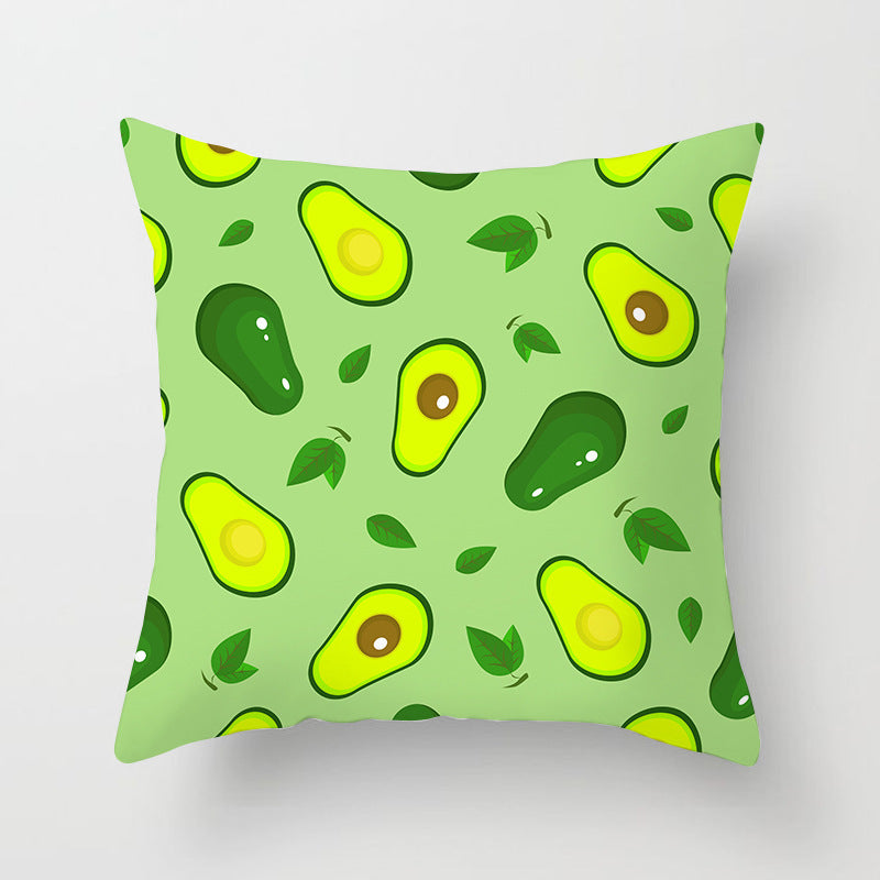 Summer Fruit Hug Pillowcase - Colorful Home Sofa Cushion Pillow Cover with Fresh Design - DropOnline.co